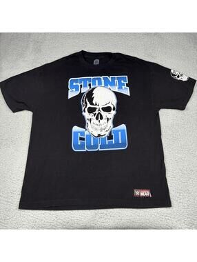WWE Stone Cold Steve Austin Stomping Mud Holes Shirt Mens XL Black 3:16